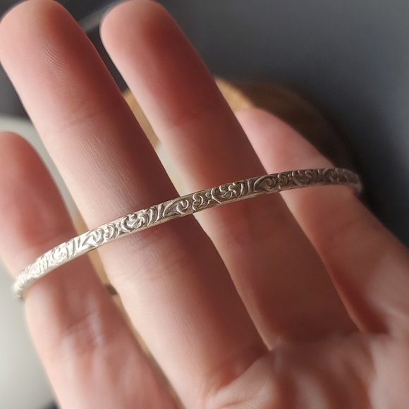 B2718 Victorian scroll antique bracelet - Picture 3 of 3